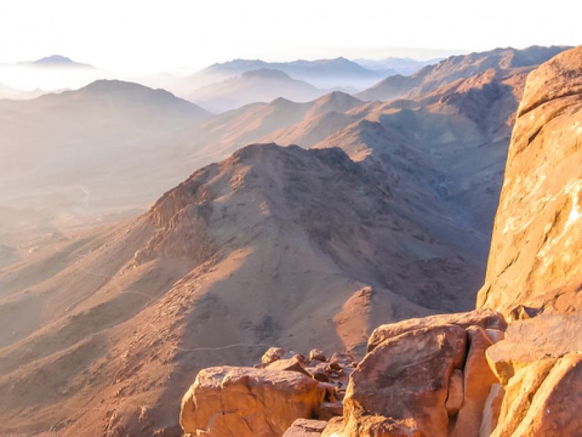 Mount Sinai in Egypt Where the Ten Commandments Were Given